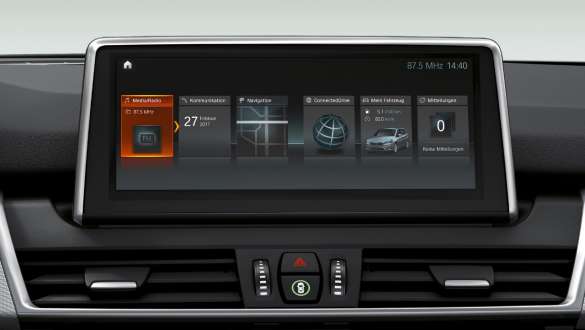 Interfaz táctil BMW Serie 2 Gran Tourer F46. Interfaz táctil, display de control BMW Serie 2 Gran Tourer F46 2018 Interior