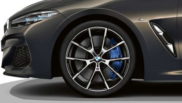 BMW M850i xDrive, Dravitgrau metalizado, llantas de aleación ligera M estilo 728 M. BMW M850i xDrive, Dravitgrau metalizado, llantas de aleación ligera M estilo 728 M.