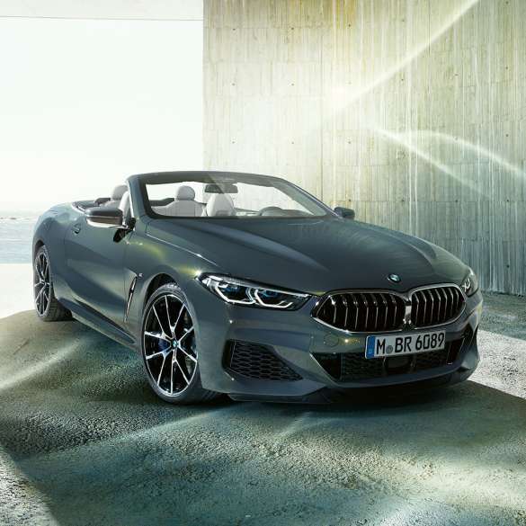 BMW M850i xDrive Dravitgrau metalizado, vista de tres cuartos de la parte delantera izquierda. BMW M850i xDrive Dravitgrau metalizado, vista de tres cuartos de la parte delantera izquierda.