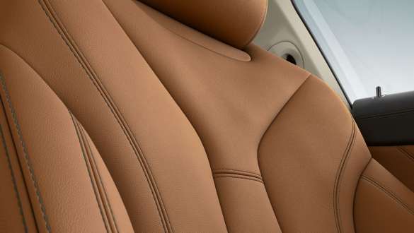 Equipamiento de cuero ampliado Merino BMW Individual Cognac. BMW Serie 8 Coupé, asiento central, cuero ampliado Merino BMW Individual Cognac.