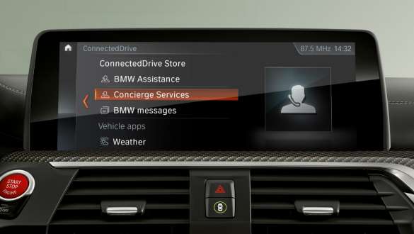 Connected Command BMW Serie 8 Coupé, display de control con Connected Command