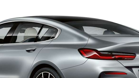 Pilar trasero con diseño de aletas BMW Serie 8 Gran Coupé, pilar trasero con diseño de aletas