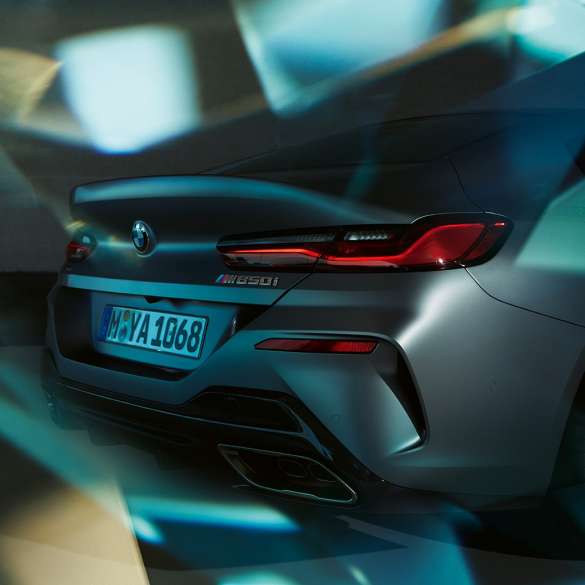 El diseño de un vehículo deportivo G16 BMW Serie 8 Gran Coupé, el diseño del vehículo deportivo de alta gama G16