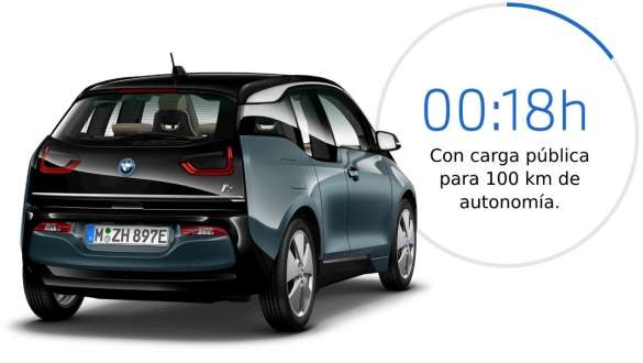 BMW i3 I01 Blue Ridge Mountain metallic con Frozen Grey metallic, presentación, vista de tres cuartos de la zaga BMW i3 I01 Blue Ridge Mountain metallic con Frozen Grey metallic, presentación, vista de tres cuartos de la zaga