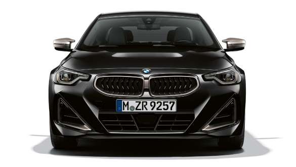 Diseño del frontal BMW M240i xDrive Coupé G42 2021 BMW M240i xDrive Coupé G42 2021 Black Sapphire metalizado Diseño del frontal