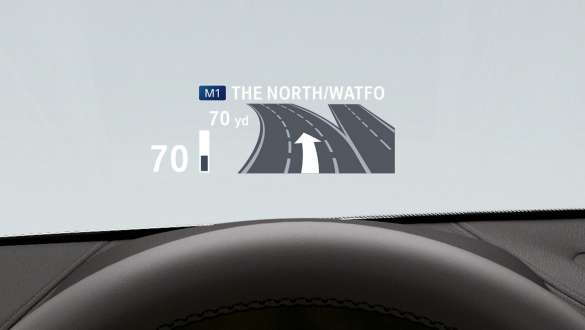 BMW Head-Up Display BMW X2 M35i F39 Head-Up display del BMW X2 M35i, el SUV deportivo