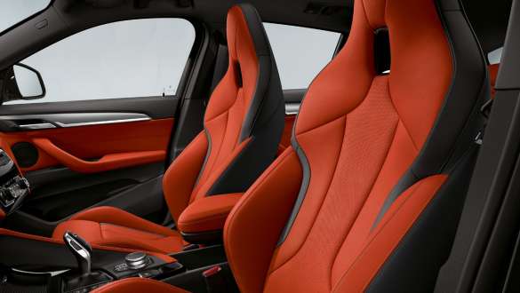 Asientos deportivos M BMW X2 M35i F39 Interior Asientos deportivos M del BMW X2 M35i, el SUV urbano
