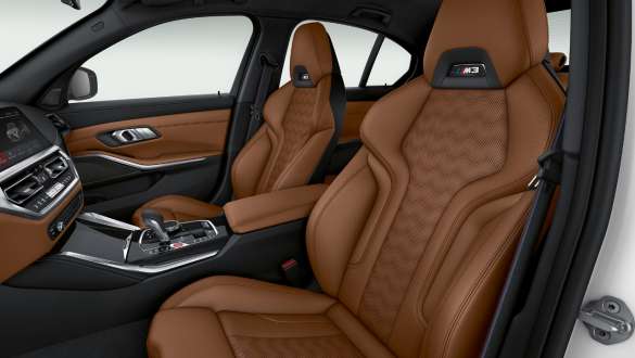 Asientos deportivos M BMW M3 Competition Berlina G80 2020 BMW M3 Competition Berlina G80 2020 Asientos deportivos M Interior
