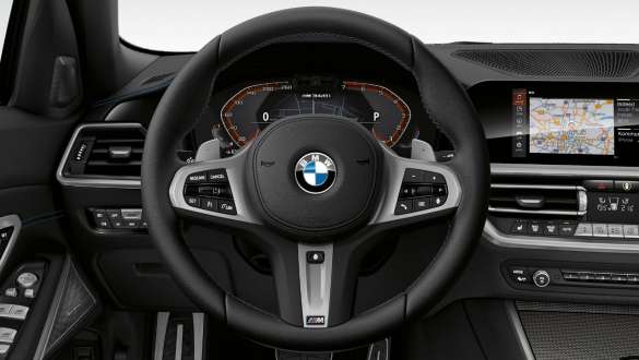 Volante M de cuero BMW M340i xDrive Berlina G20 2020 BMW M340i xDrive Berlina G20 2020 M Volante M de cuero Puesto de conducción Interior