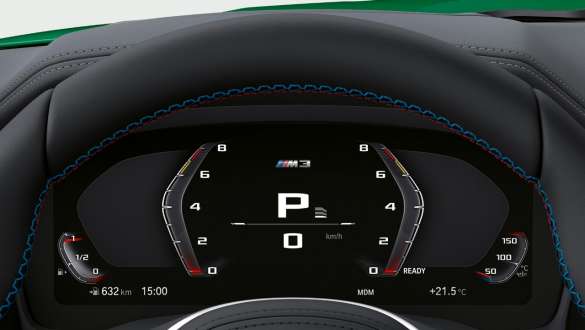 Cuadro de instrumentos M BMW M3 Berlina G80 2020 BMW M3 Berlina G80 2020 M Cuadro de instrumentos M Interior