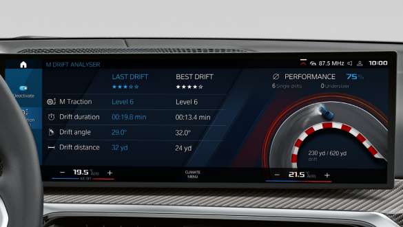M Drive Professional BMW M3 Berlina G80 2020 BMW M3 Berlina G80 2020 Sistema M Drive Professional, display de control, interior