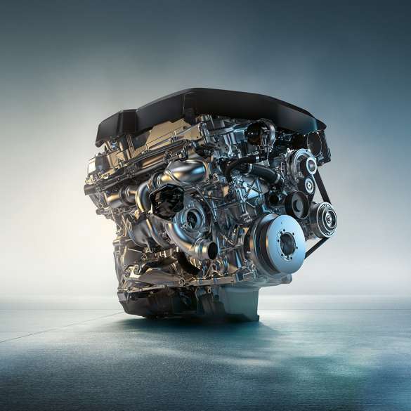 Motor de gasolina de 6 cilindros. BMW M340i xDrive Touring, motor de gasolina de 6 cilindros en línea.