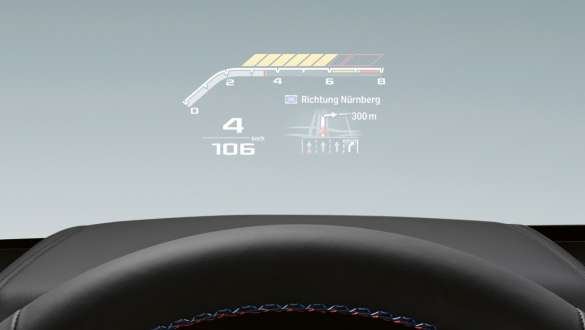 BMW Head-Up Display específico de M. Gama BMW Serie 8 Cabrio M con BMW Head-Up Display específico de M.