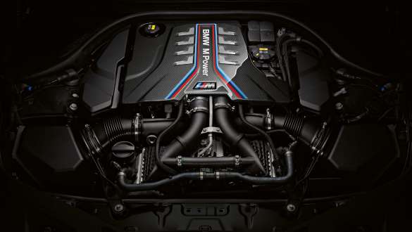 Motor de gasolina de 8 cilindros BMW M TwinPower Turbo de elevadas prestaciones BMW M8 Competition Coupé, motor de gasolina de 8 cilindros BMW M TwinPower Turbo de elevadas prestaciones.