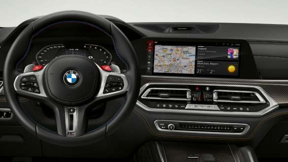 BMW X6 M con BMW Live Cockpit Professional BMW Live Cockpit Professional BMW X6 M F96 SUV 2020, equipamiento interior