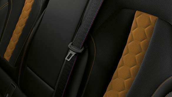 Cinturones de seguridad M en el BMW X6 M Competition Cinturones de seguridad M BMW X6 M Competition F96 2020, interior