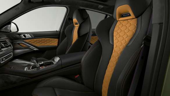 Asientos M multifunción en el BMW X6 M Competition Asientos M multifunción en cuero Merino BMW X6 M Competition F96 2020, diseño interior