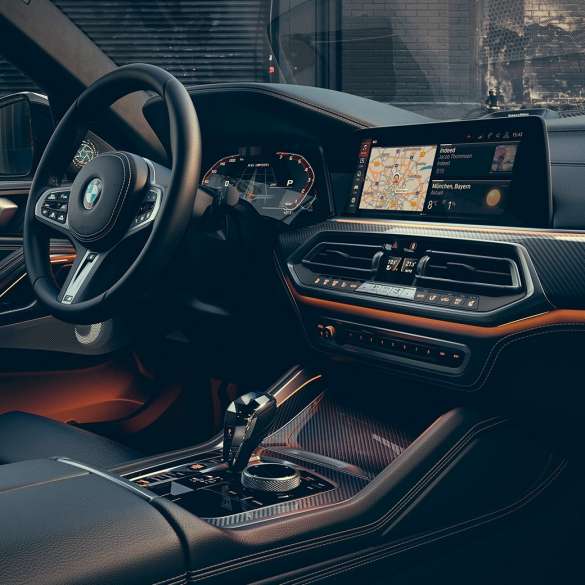 Diseño interior del BMW X6 M50i G06 Diseño interior del BMW X6 M50i G06, puesto de conducción