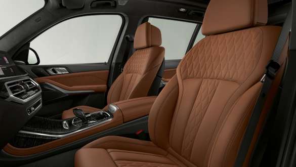 BMW X7 M con equipamiento de cuero ampliado Merino BMW Individual BMW X7 M, interior con equipamiento de cuero ampliado Merino BMW Individual, G07