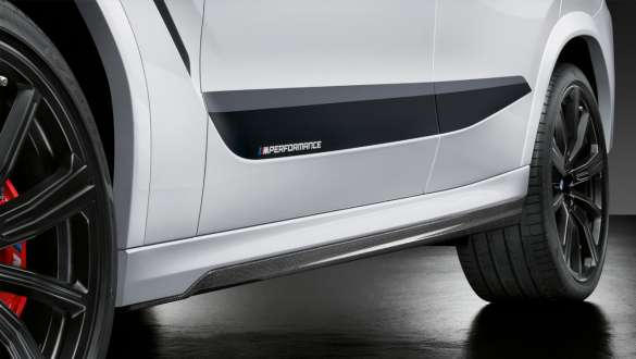 Láminas para laterales M Performance en Frozen Black BMW X6 G06 2019 Láminas para laterales M Performance en Frozen Black BMW X6 G06 2019
