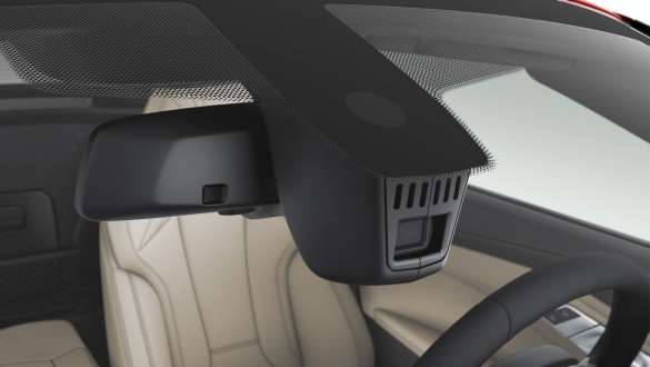 BMW Z4 Roadster (G29) Driving Assistant Vista a través del parabrisas del interior del BMW Z4 Roadster (G29)