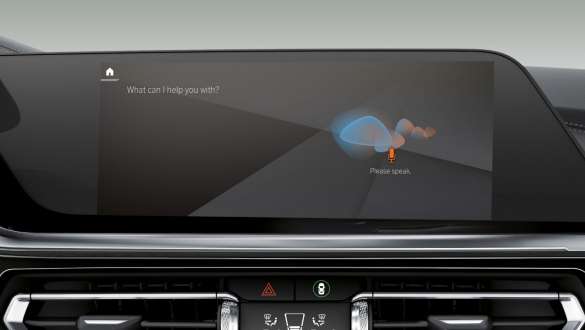 BMW Z4 Roadster (G29) BMW Intelligent Personal Assistant BMW Z4 Roadster (G29) con pantalla del BMW Intelligent Personal Assistant