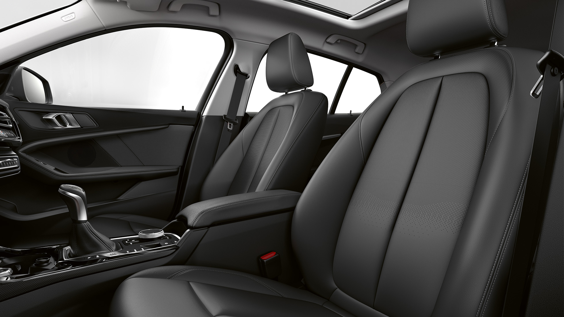 Asientos en cuero Dakota Schwarz BMW Serie 1 2019 con el acabado Advantage, interior con asientos en cuero Dakota Schwarz.