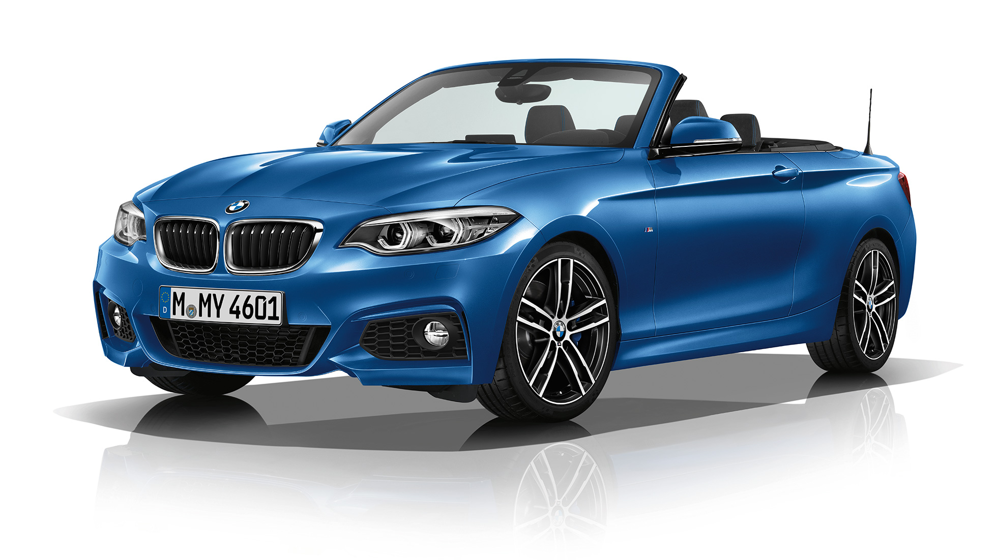BMW Serie 2 Cabrio, Acabado M Sport, imagen de tres cuartos del frontal BMW Serie 2 Cabrio, Acabado M Sport, imagen de tres cuartos del frontal