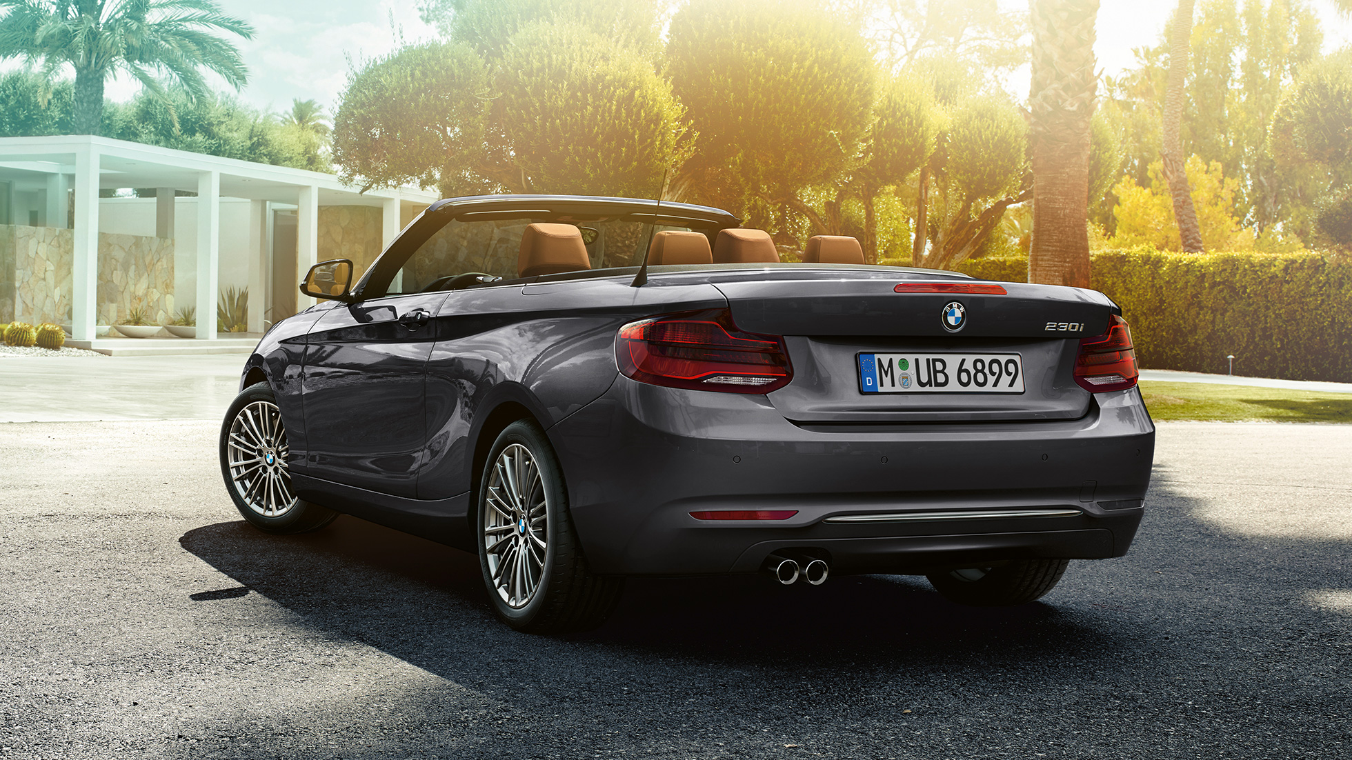 BMW Serie 2 Cabrio, imagen de tres cuartos de la zaga BMW Serie 2 Cabrio, imagen de tres cuartos de la zaga