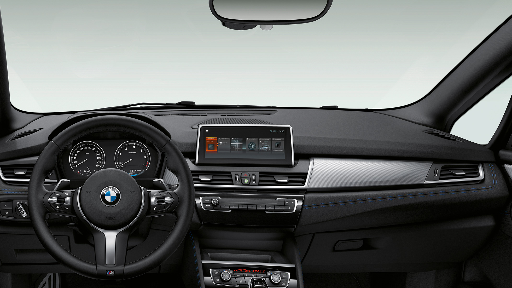 Puesto de conducción BMW Serie 2 Gran Tourer Acabado M Sport Puesto de conducción BMW Serie 2 Gran Tourer 220d xDrive Acabado M Sport F46 2018 Interior