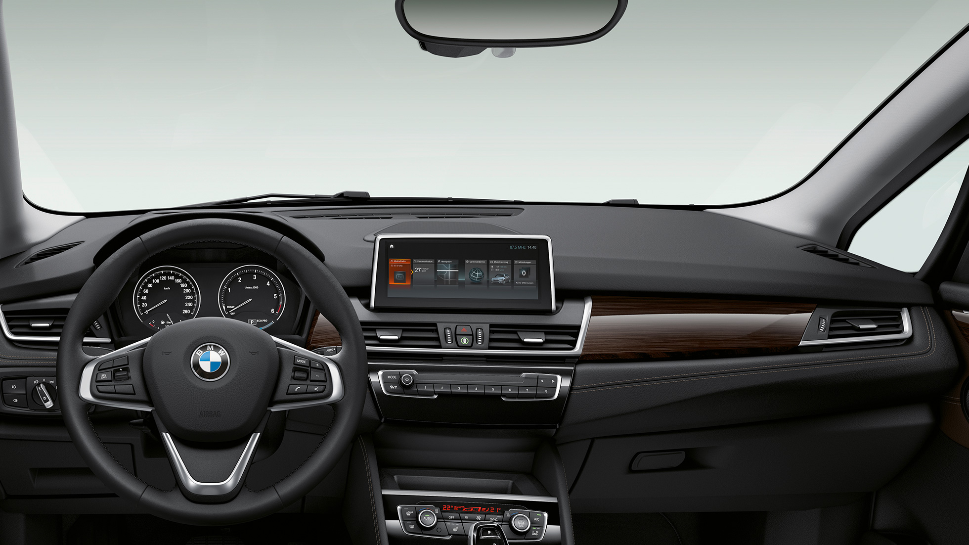 Puesto de conducción BMW Serie 2 Gran Tourer Acabado Luxury F46 Puesto de conducción BMW Serie 2 Gran Tourer 218d xDrive Acabado Luxury F46 2018 Interior