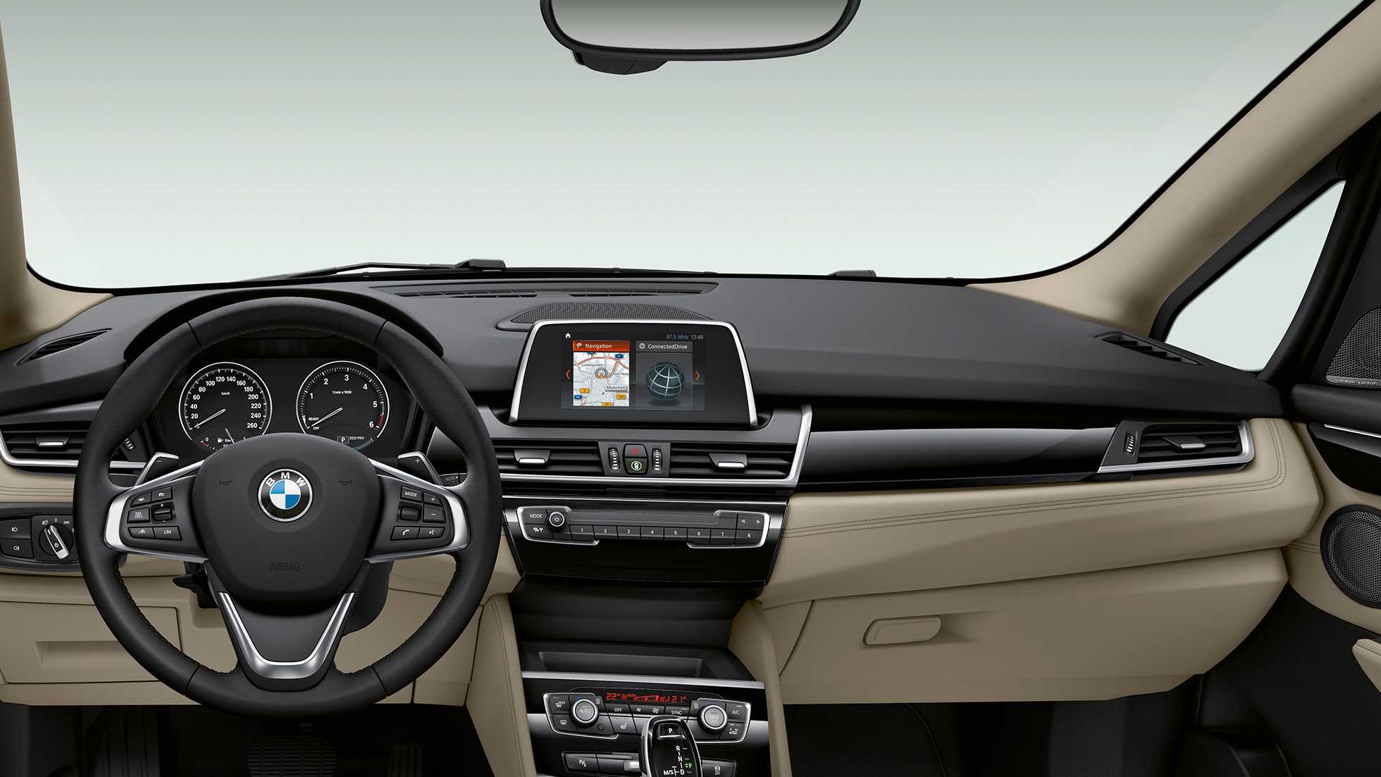Puesto de conducción BMW Serie 2 Gran Tourer Acabado Sport F46 Puesto de conducción BMW Serie 2 Gran Tourer 220d Acabado Sport F46 2018 Interior