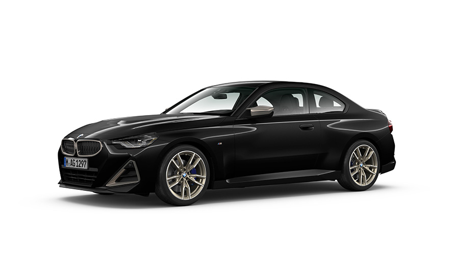 BMW Serie 2 Gama BMW Serie 2 Coupé M G42 MP, vista de tres cuartos del lateral BMW Serie 2 Gama BMW Serie 2 Coupé M G42 MP, vista de tres cuartos del lateral