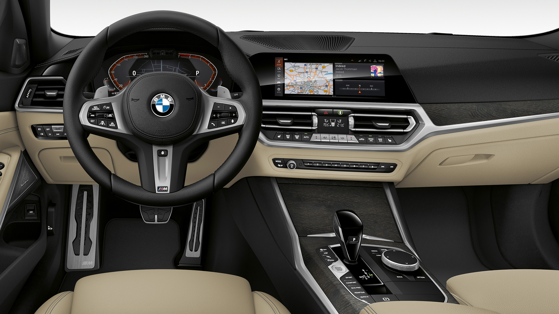 Acabado M Sport, puesto de conducción. Nuevo BMW Serie 3 Touring, acabado M Sport, puesto de conducción.