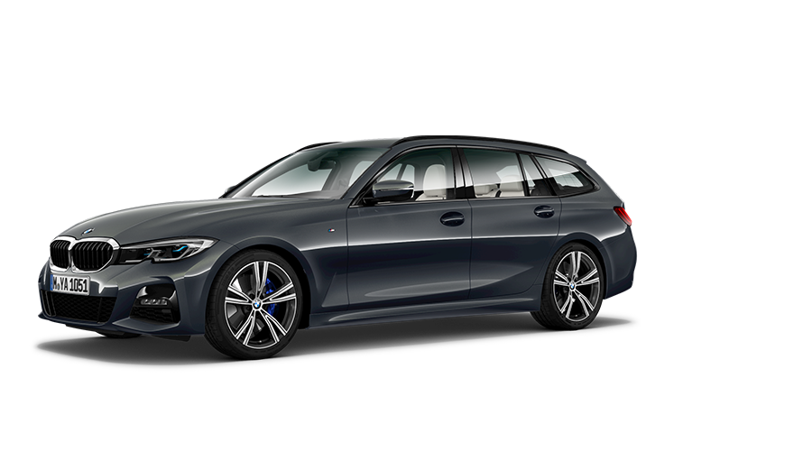 BMW Serie 3, BMW Serie 3 Touring G21, vista de tres cuartos del lateral BMW Serie 3, BMW Serie 3 Touring G21, vista de tres cuartos del lateral