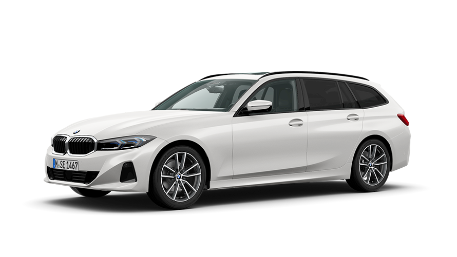 BMW Serie 3, BMW Serie 3 Touring Híbridos Enchufables G21, vista de tres cuartos del lateral BMW Serie 3, BMW Serie 3 Touring Híbridos Enchufables G21, vista de tres cuartos del lateral