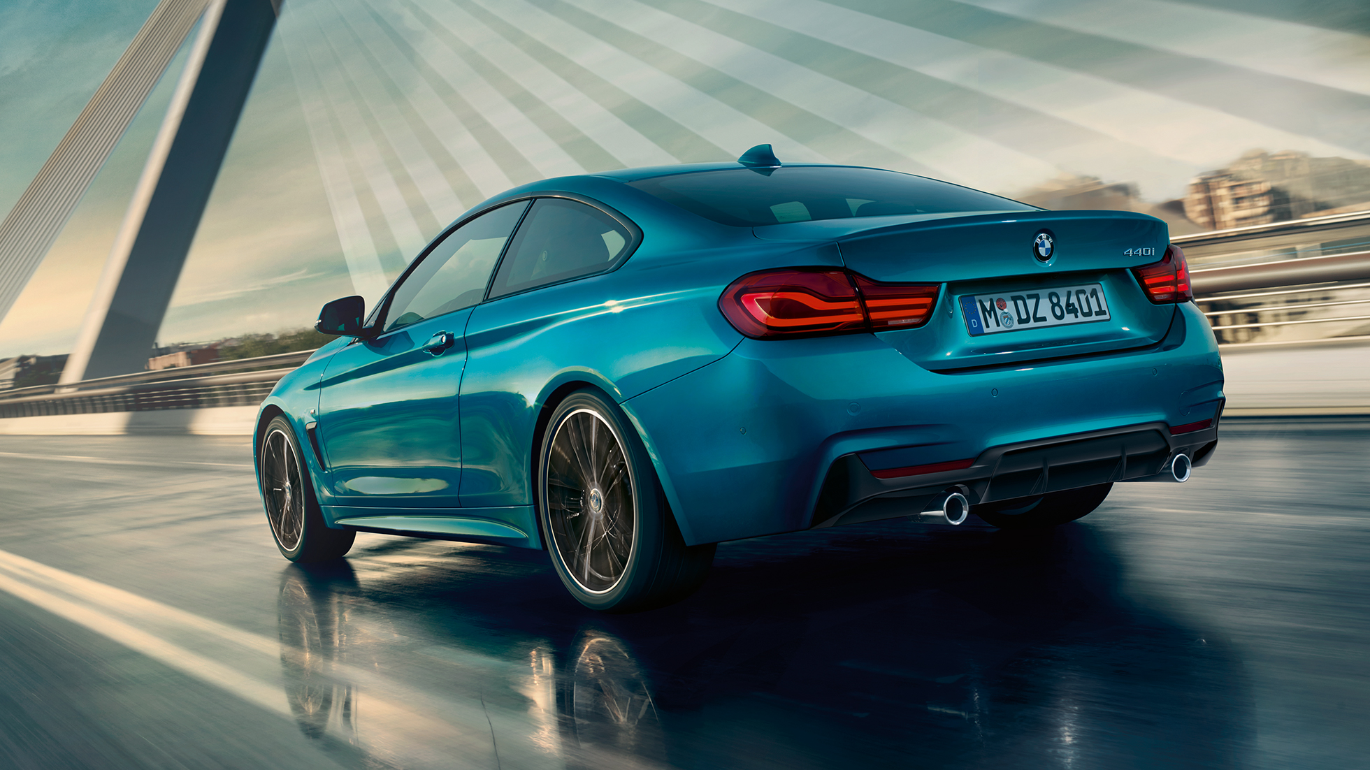 BMW Serie 4 Coupé, imagen de tres cuartos de la zaga BMW Serie 4 Coupé, imagen de tres cuartos de la zaga