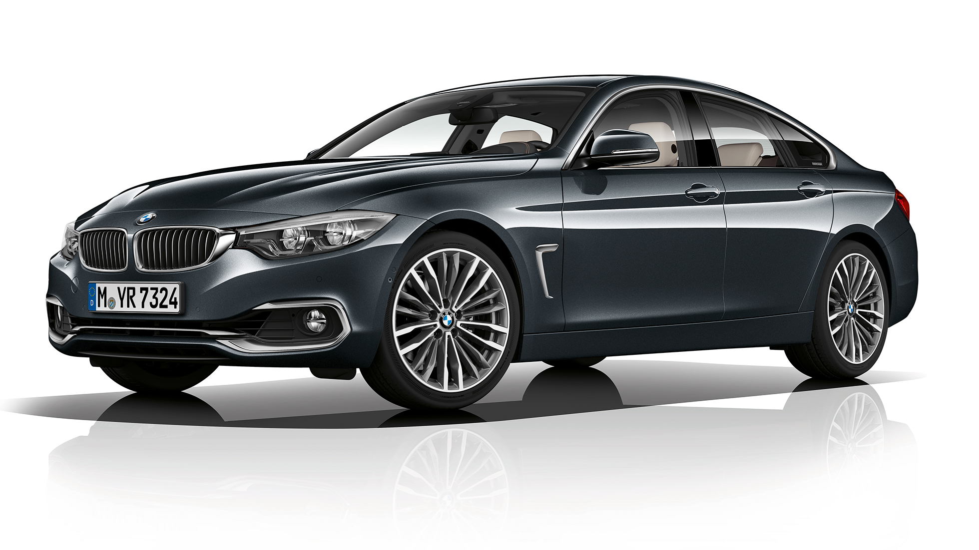 BMW Serie 4 Gran Coupé, Acabado Luxury, imagen de tres cuartos del frontal BMW Serie 4 Gran Coupé, Acabado Luxury, imagen de tres cuartos del frontal