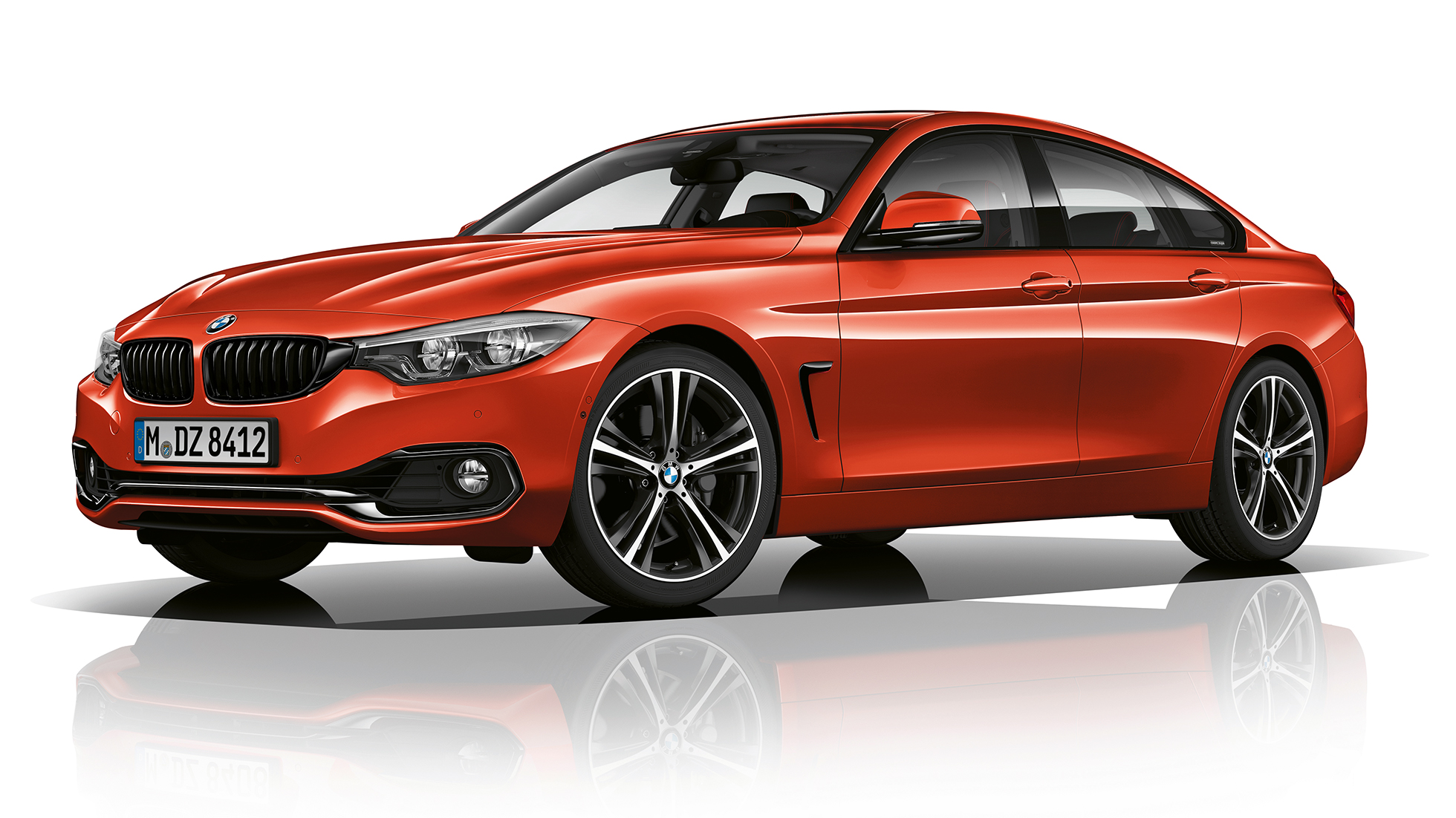 BMW Serie 4 Gran Coupé, Acabado Sport, imagen de tres cuartos del frontal BMW Serie 4 Gran Coupé, Acabado Sport, imagen de tres cuartos del frontal