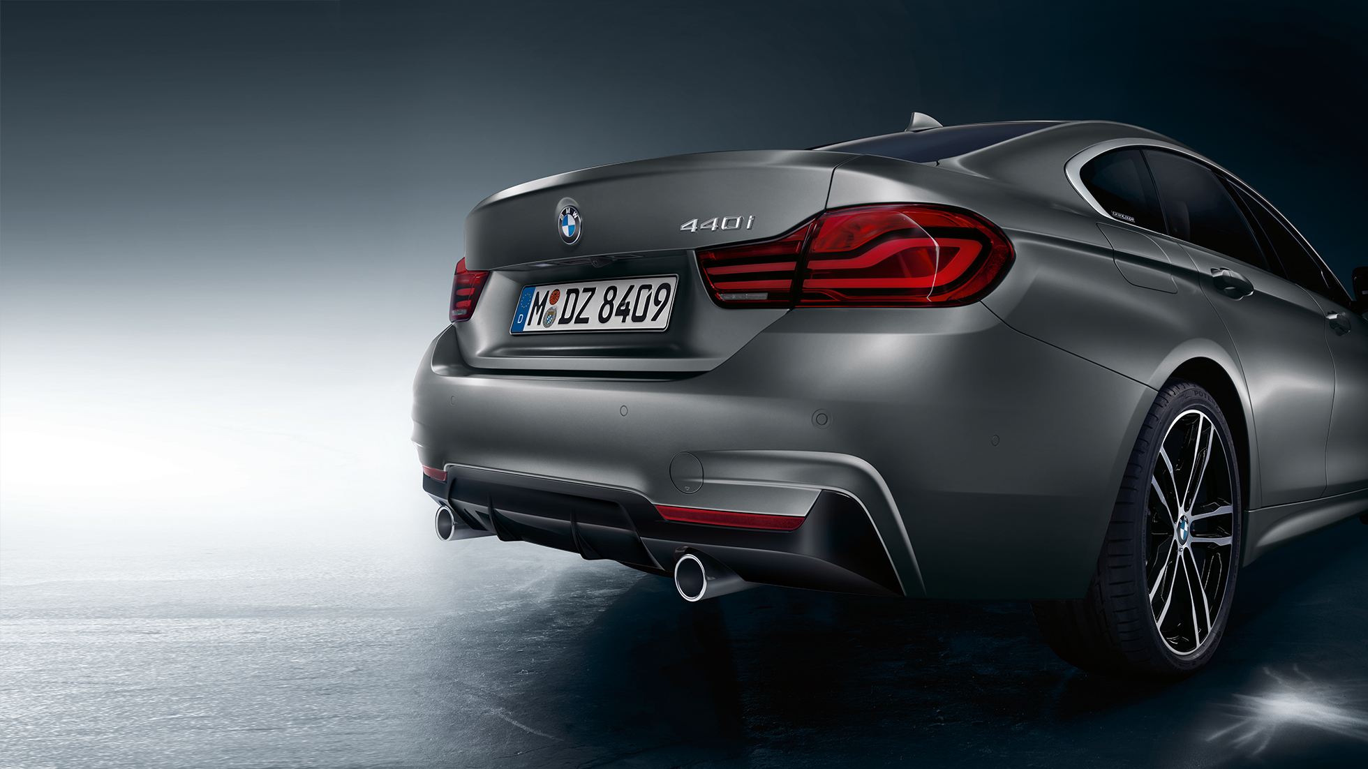 BMW Serie 4 Gran Coupé, vista trasera. BMW Serie 4 Gran Coupé, vista trasera.
