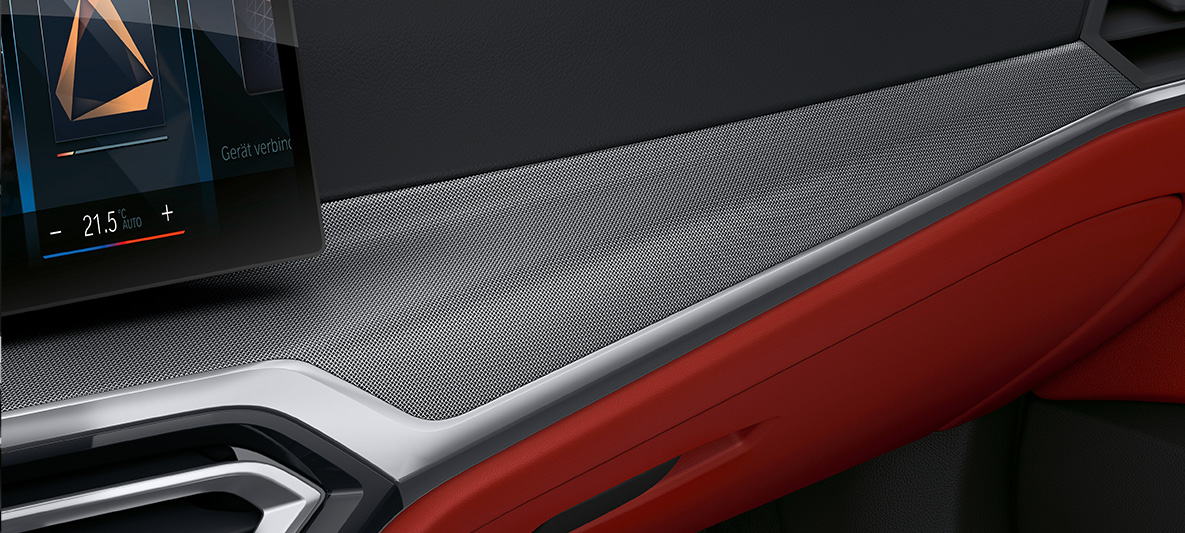 Molduras interiores Aluminiumgewebe de brillo intenso BMW Serie 4 Gran Coupé G26 2021 G22 Interior Molduras interiores BMW Individual Aluminiumgewebe de brillo intenso BMW Serie 4 Gran Coupé G26 2021 Interior