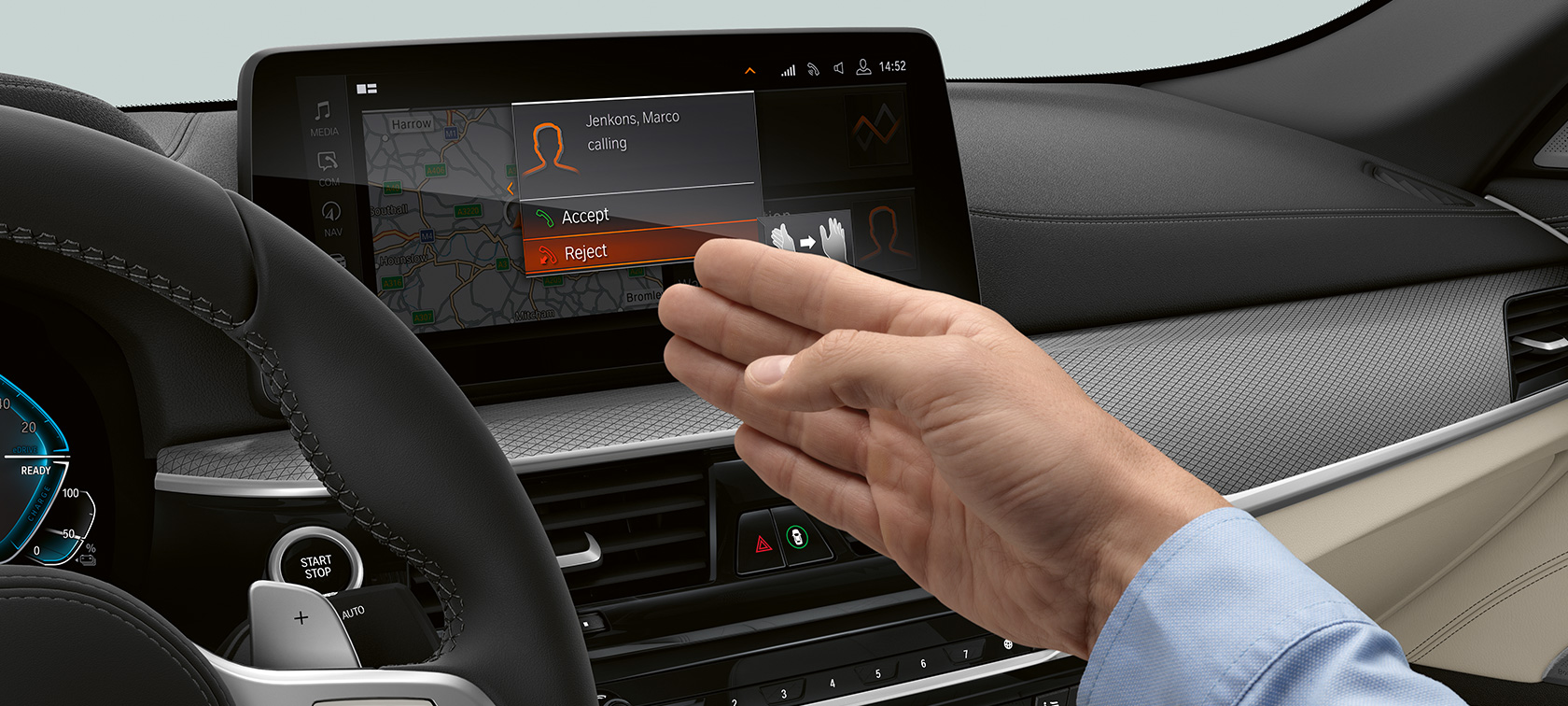 Tecnologías BMW Serie 5 G30 Display de información BMW Serie 5 G30 Renovación 2020 Interior Puesto de conducción