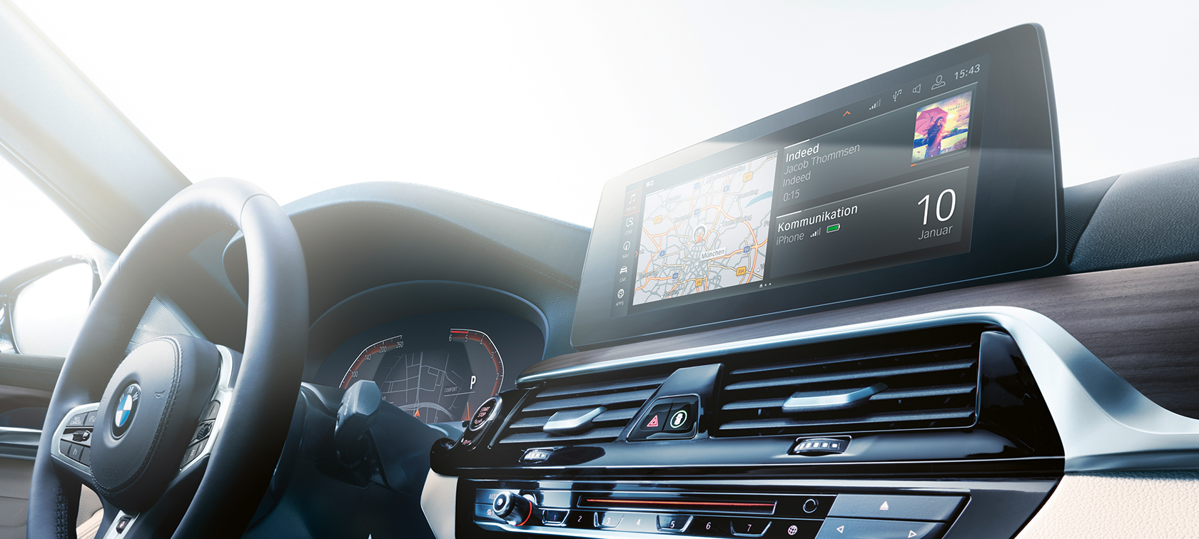Display de control BMW Serie 5 Touring Display de control BMW Serie 5 Touring G31 puesto de conducción