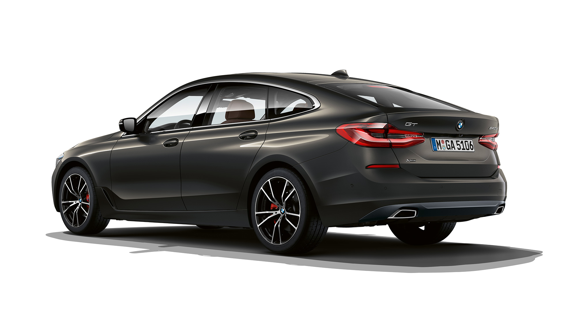Zaga BMW Serie 6 Gran Turismo Línea Luxury G32 2020 BMW Serie 6 Gran Turismo G32 640d xDrive 2020 Línea Luxury Dravitgrau Vista de tres cuartos de la zaga