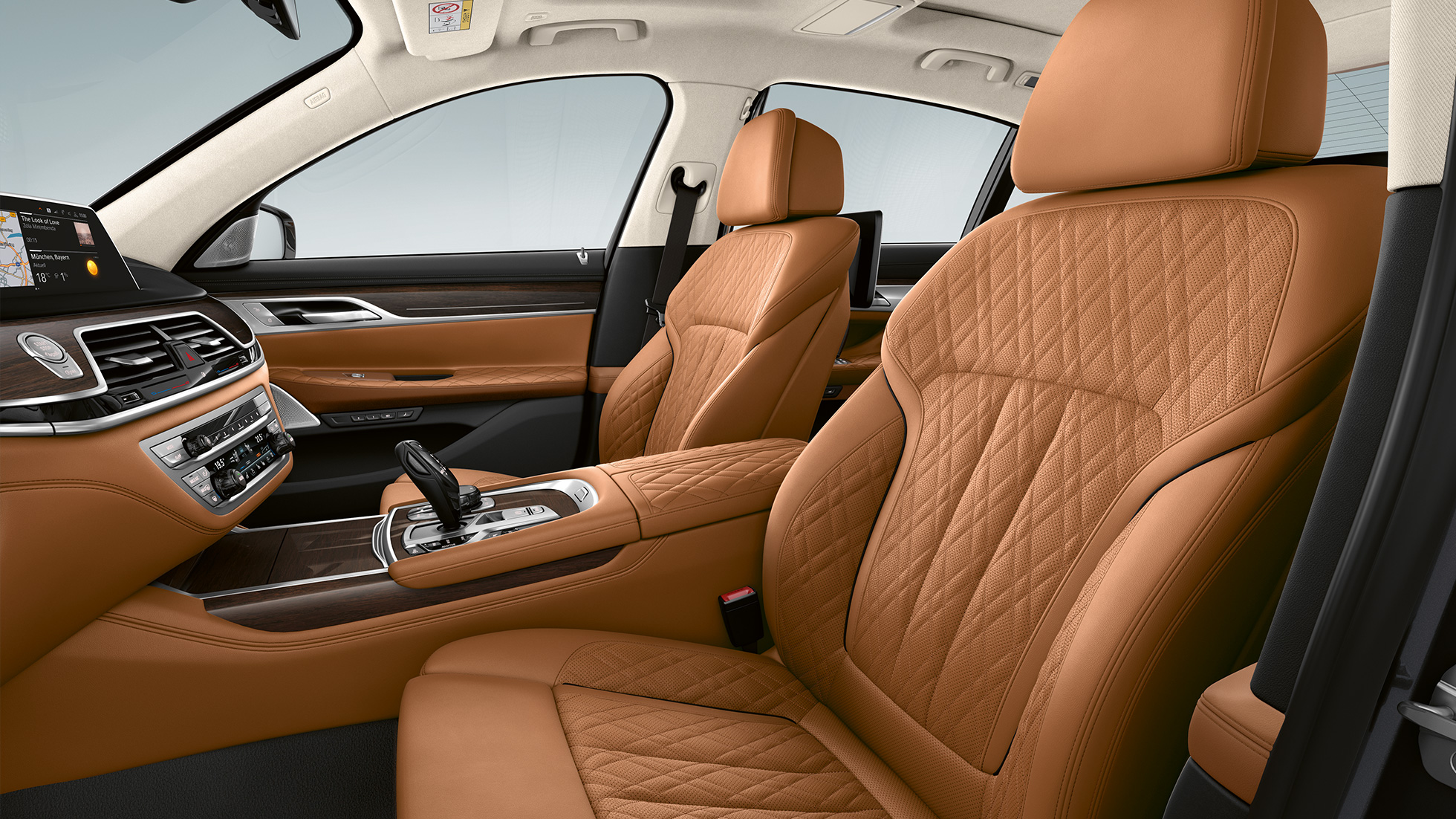 Diseño del BMW Serie 7 con diseño exterior Pure Excellence, tapicería de cuero BMW Serie 7 con diseño exterior Pure Excellence, Tapicería de cuero Nappa