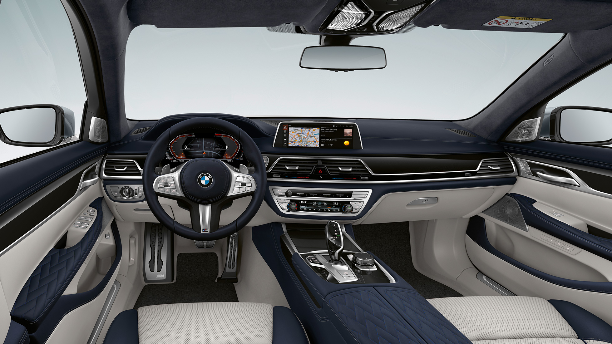 Paquete deportivo M del BMW Serie 7, interior Interior del paquete deportivo M del BMW Serie 7