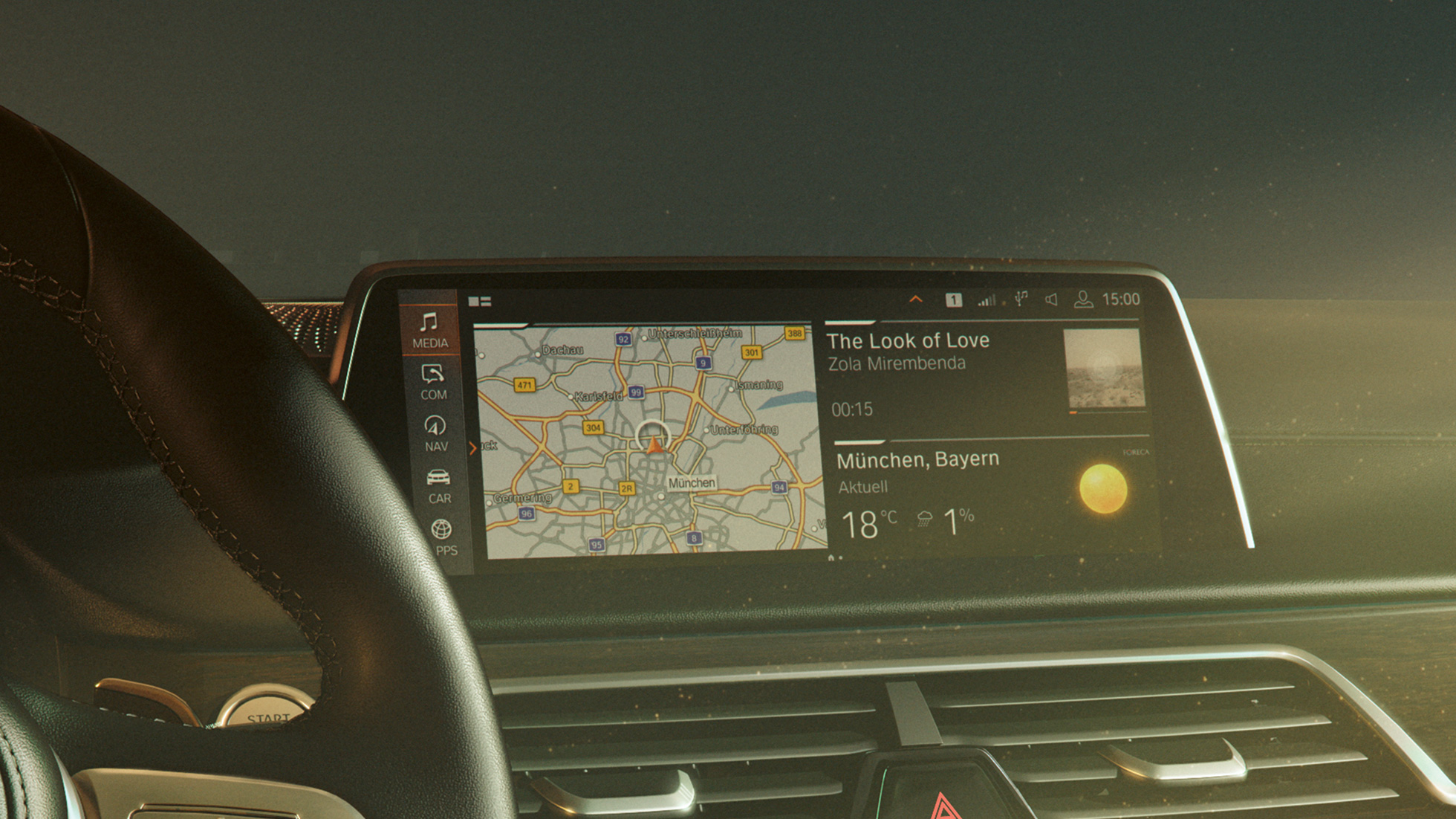 BMW Operating System 7.0 BMW Serie 7: BMW Operating System 7.0 en el display de control
