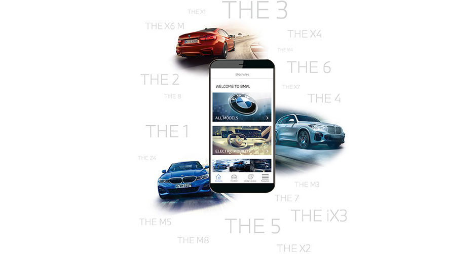 Aplicación Catálogos BMW Aplicación Catálogos BMW en el smartphone
