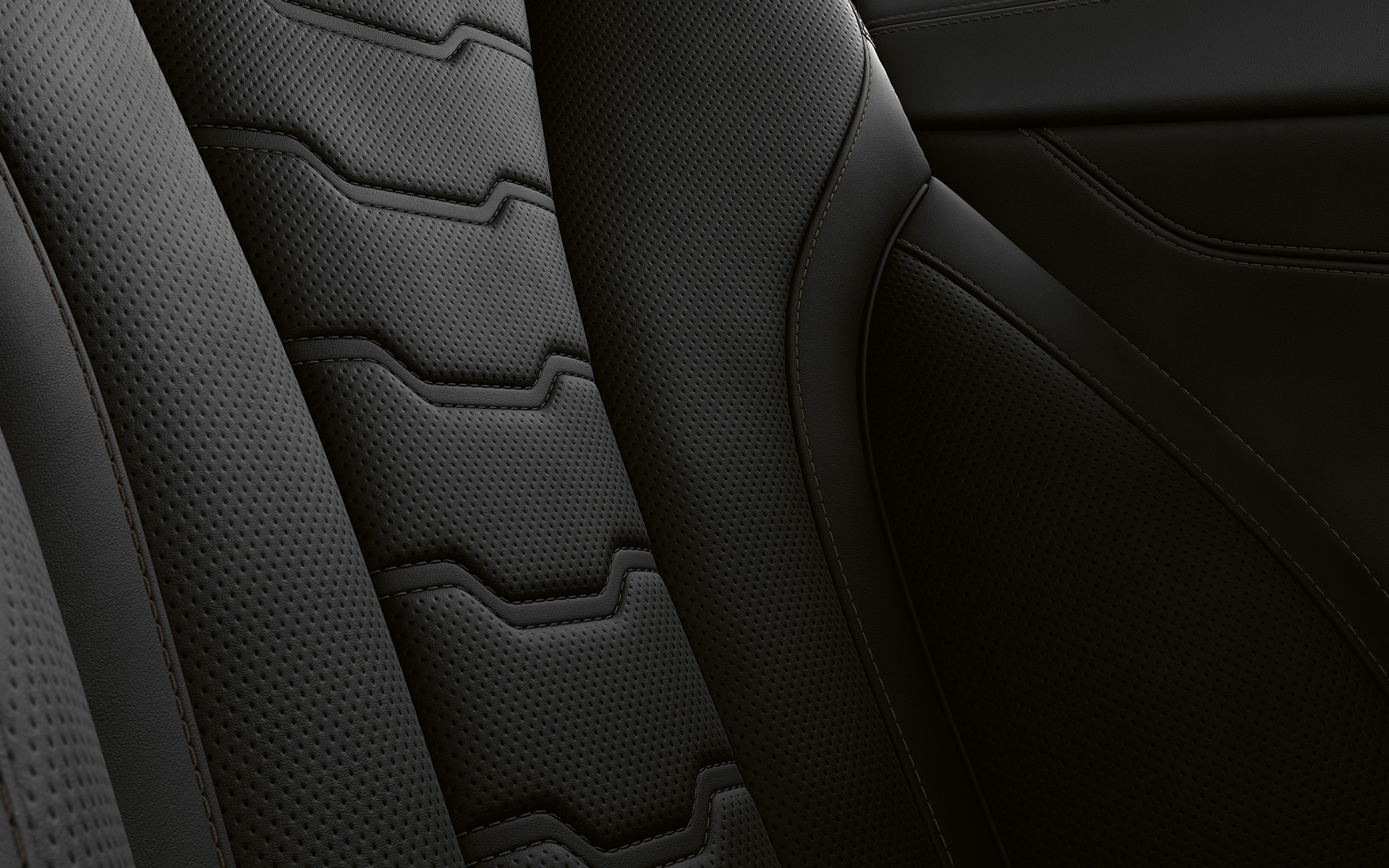 BMW Serie 8 Coupé, tapicería Detalle de la tapicería y las costuras del nuevo BMW Serie 8 Coupé.
