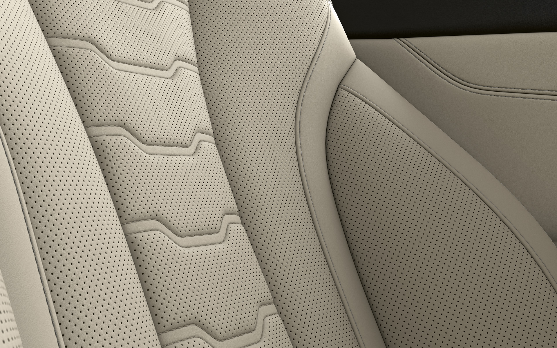 BMW Serie 8 Coupé, tapicería Detalle de la tapicería y las costuras del nuevo BMW Serie 8 Coupé.
